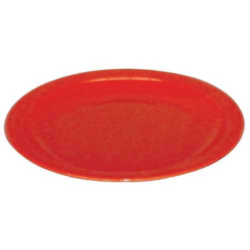 Olympia piatto cristallo rosso - cristallo,